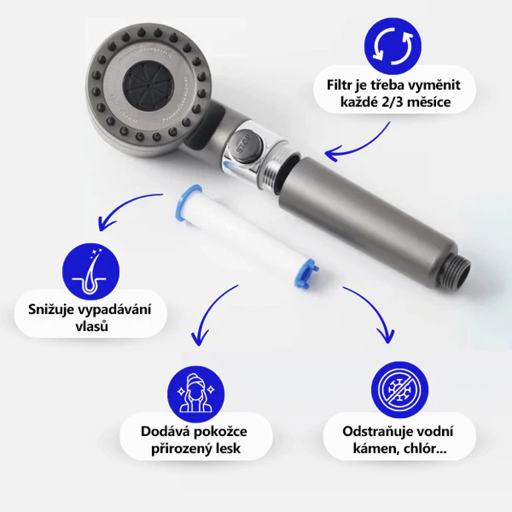 Sprchová Hlava 3 v 1